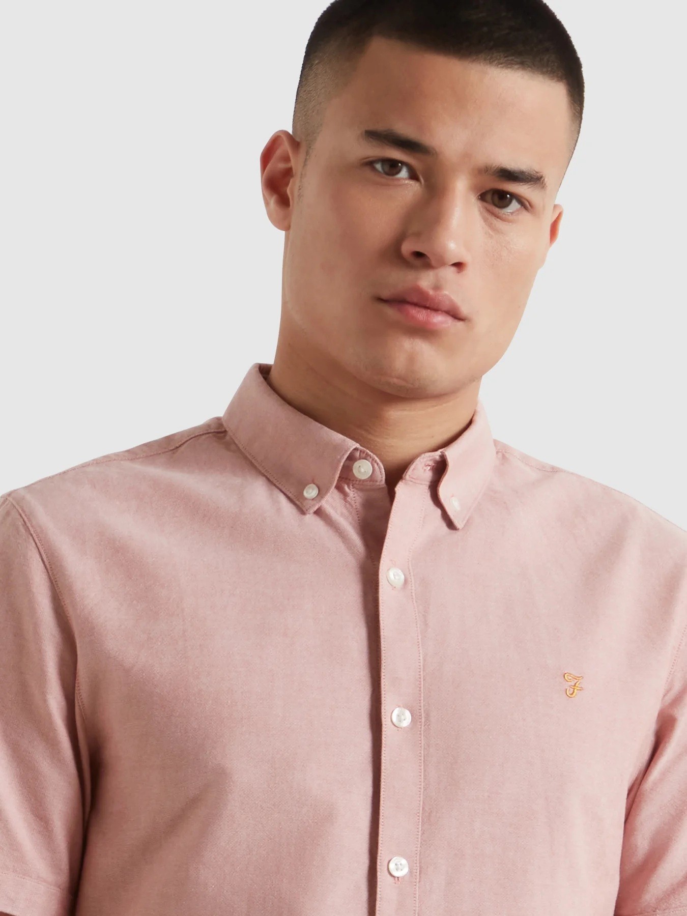 Farah Ανδρικό Πουκάμισο Oxford Βαμβακερό Με Button Down Γιακά Slim Fit φωτογραφία