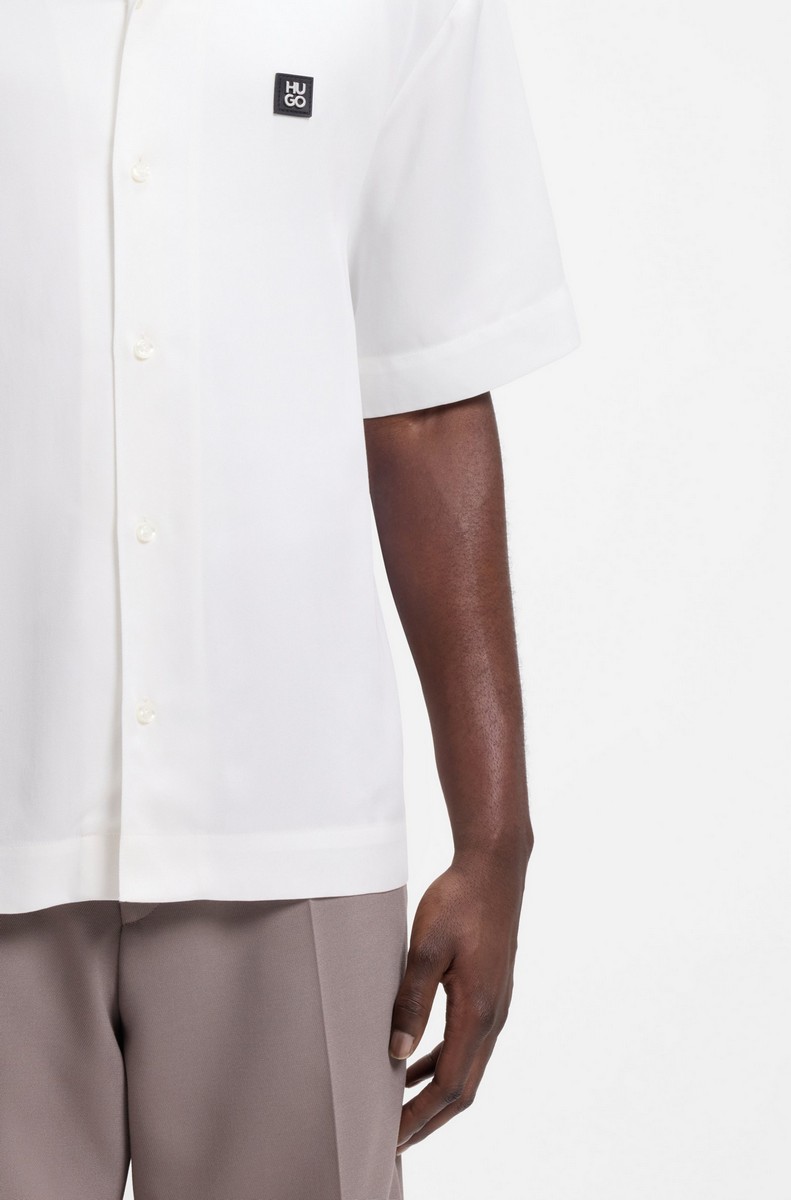 Hugo Ανδρικό Πουκάμισο Oversized Fit Με Logo Detail φωτογραφία