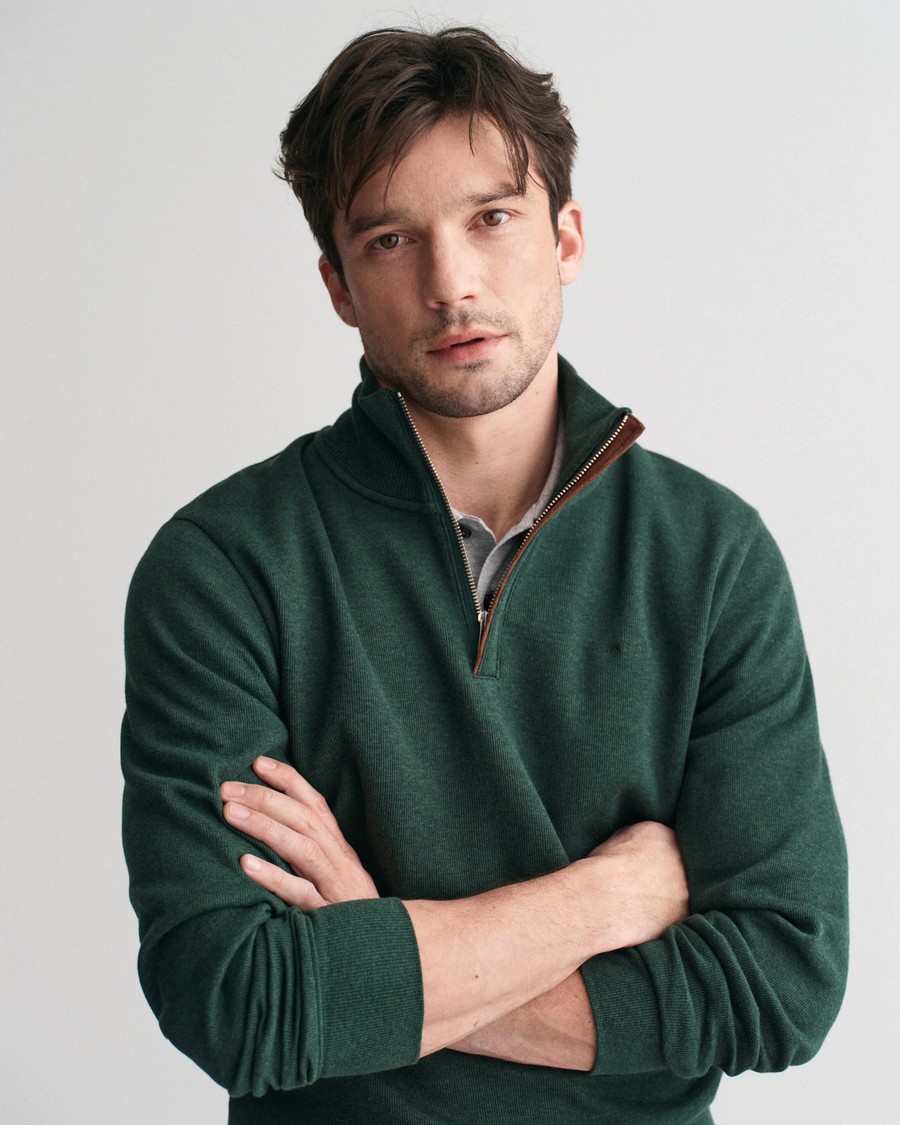 Gant Ανδρικό Φούτερ Half-Zip Regular Fit φωτογραφία