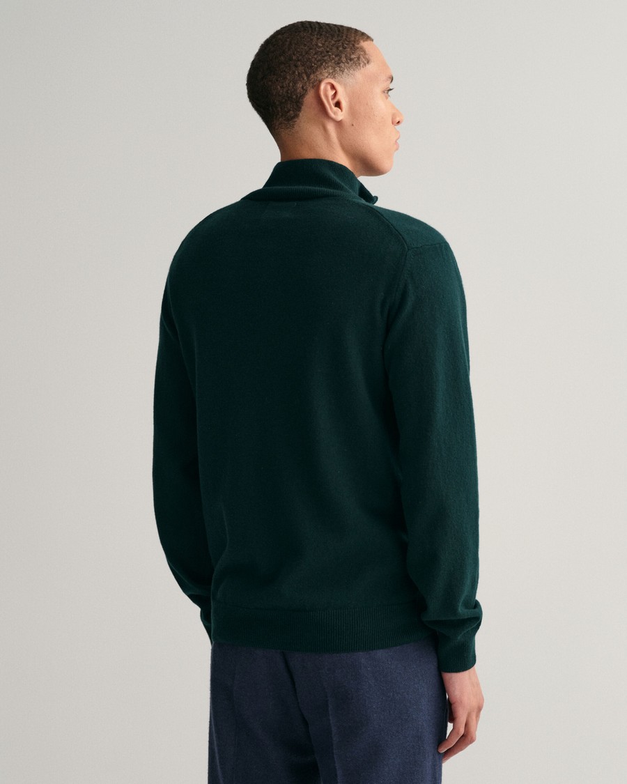 Gant Ανδρικό Μακρυμάνικο Πουλόβερ Half-Zip Regular Fit φωτογραφία