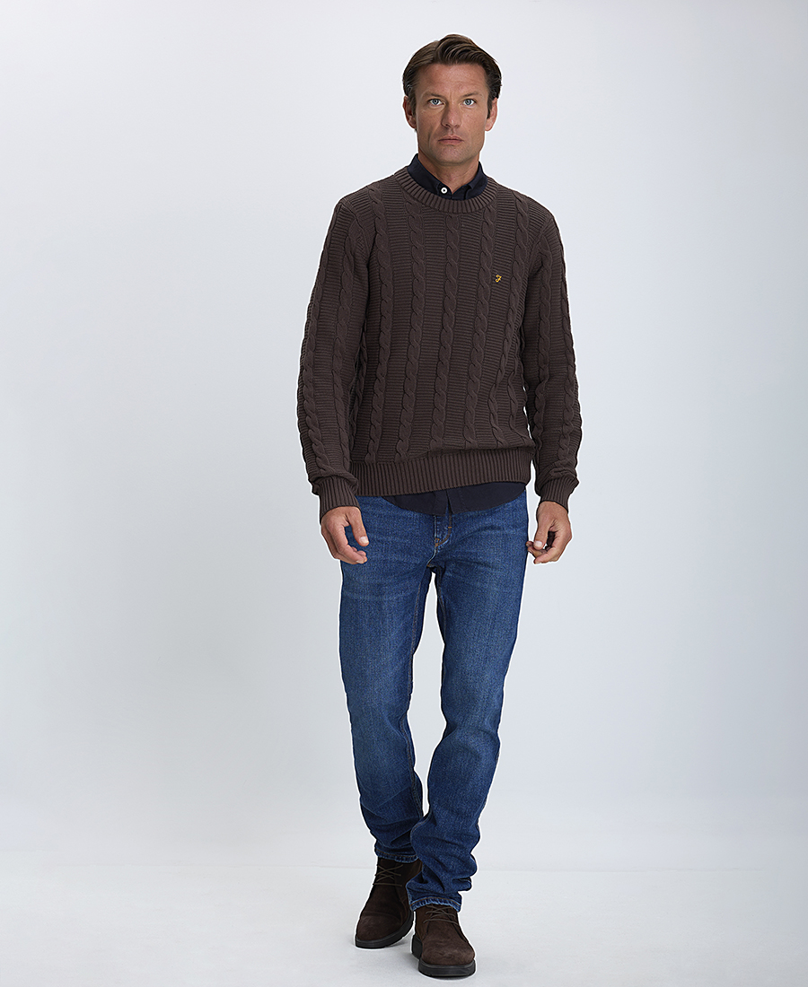 Farah Ανδρικό Πλεκτό Οργανικό Βαμβάκι φωτογραφία