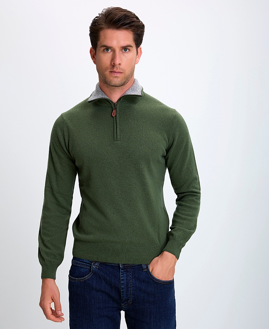 Vardas Ανδρικό Πουλόβερ Ημιζιβάγκο με Φερμουάρ