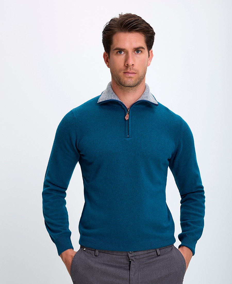 Vardas Ανδρικό Πουλόβερ Ημιζιβάγκο με Φερμουάρ