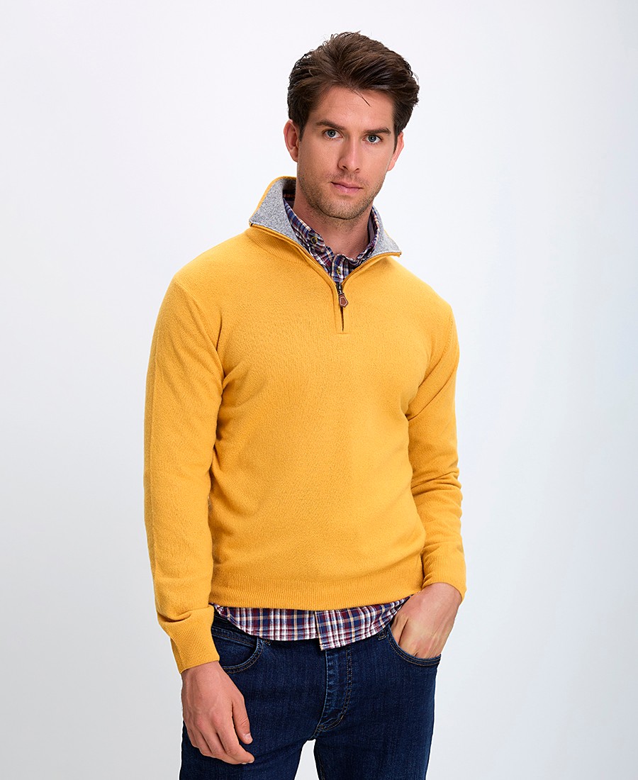 Vardas Ανδρικό Πουλόβερ Ημιζιβάγκο με Φερμουάρ