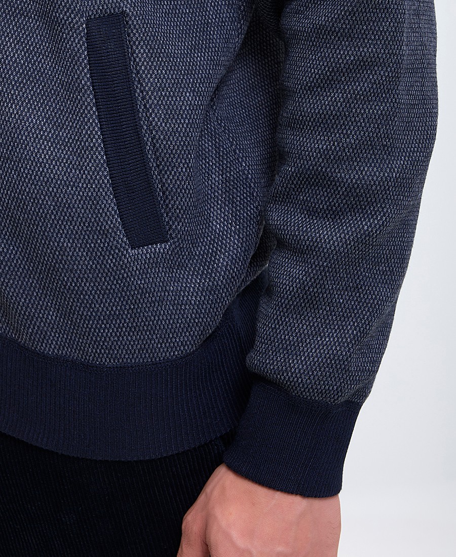 Ανδρική Ζακέτα Regular Fit Με Φερμουάρ και Πλαϊνές Τσέπες φωτογραφία