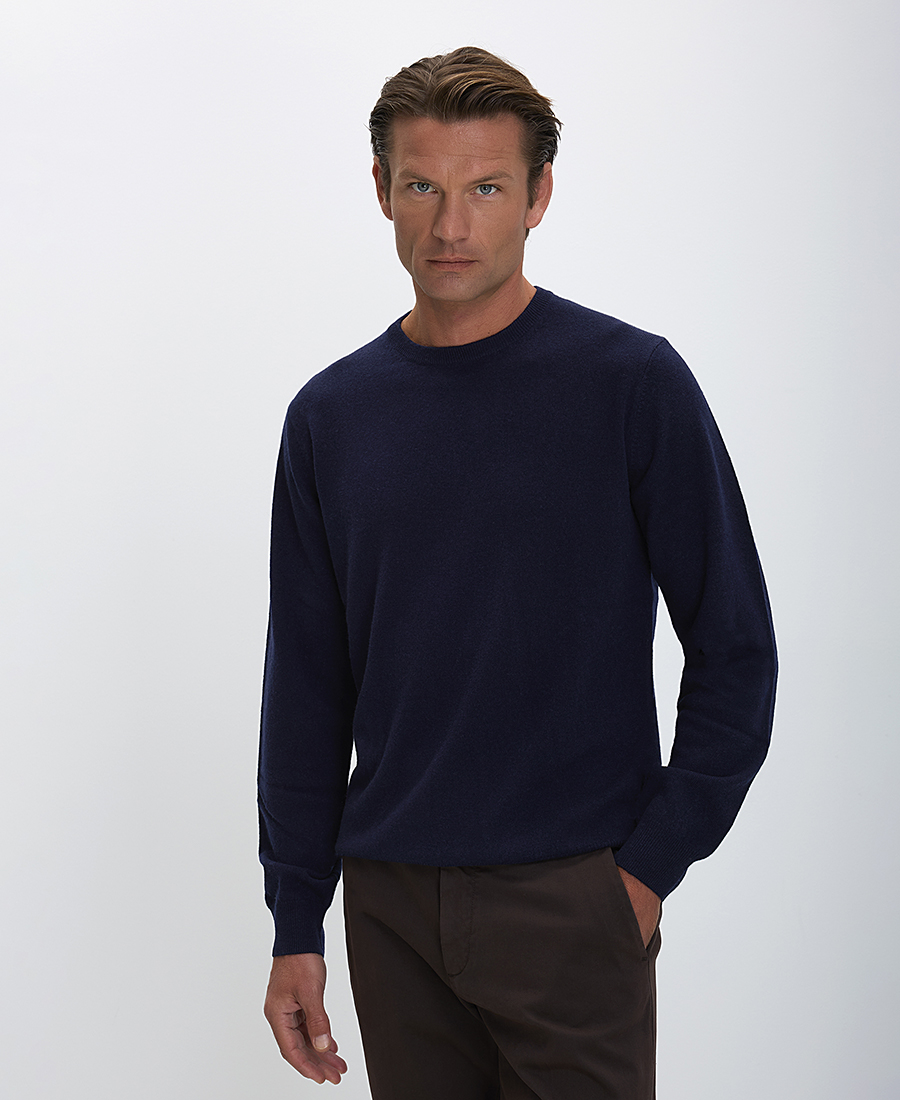 CC Collection Corneliani CC Collection Corneliani Ανδρικό Πλεκτό Slim Fit από Μαλλί και Κασμίρ