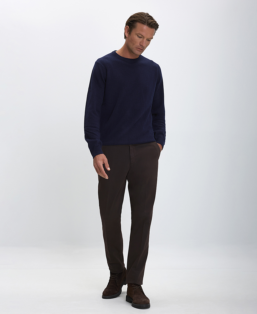 CC Collection Corneliani Ανδρικό Πλεκτό Slim Fit από Μαλλί και Κασμίρ φωτογραφία