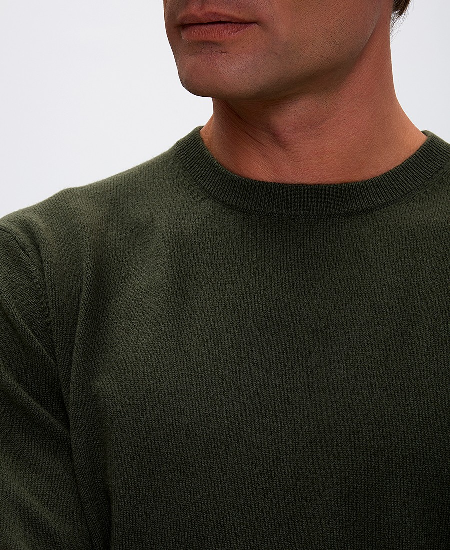 CC Collection Corneliani Ανδρικό Πλεκτό Slim Fit από Μαλλί και Κασμίρ φωτογραφία