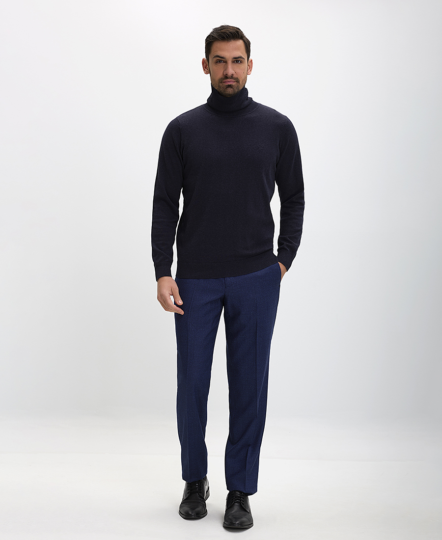 Ανδρικό Πουλόβερ Ζιβάγκο Regular Fit Βαμβακερό φωτογραφία