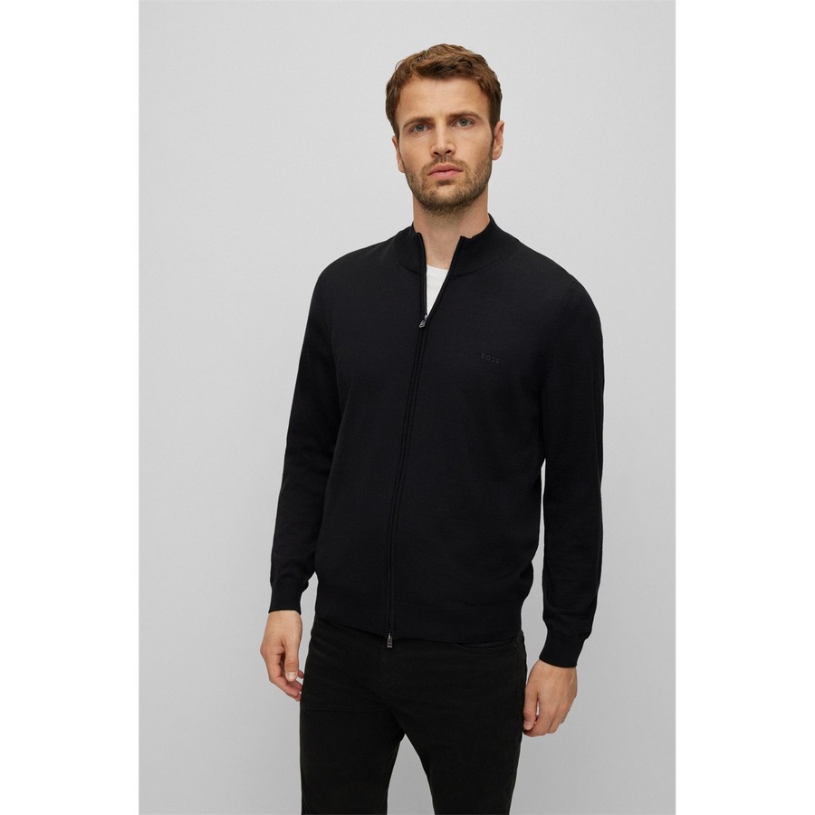 Boss Boss Ανδρική Ζακέτα Μάλλινη Regular Fit