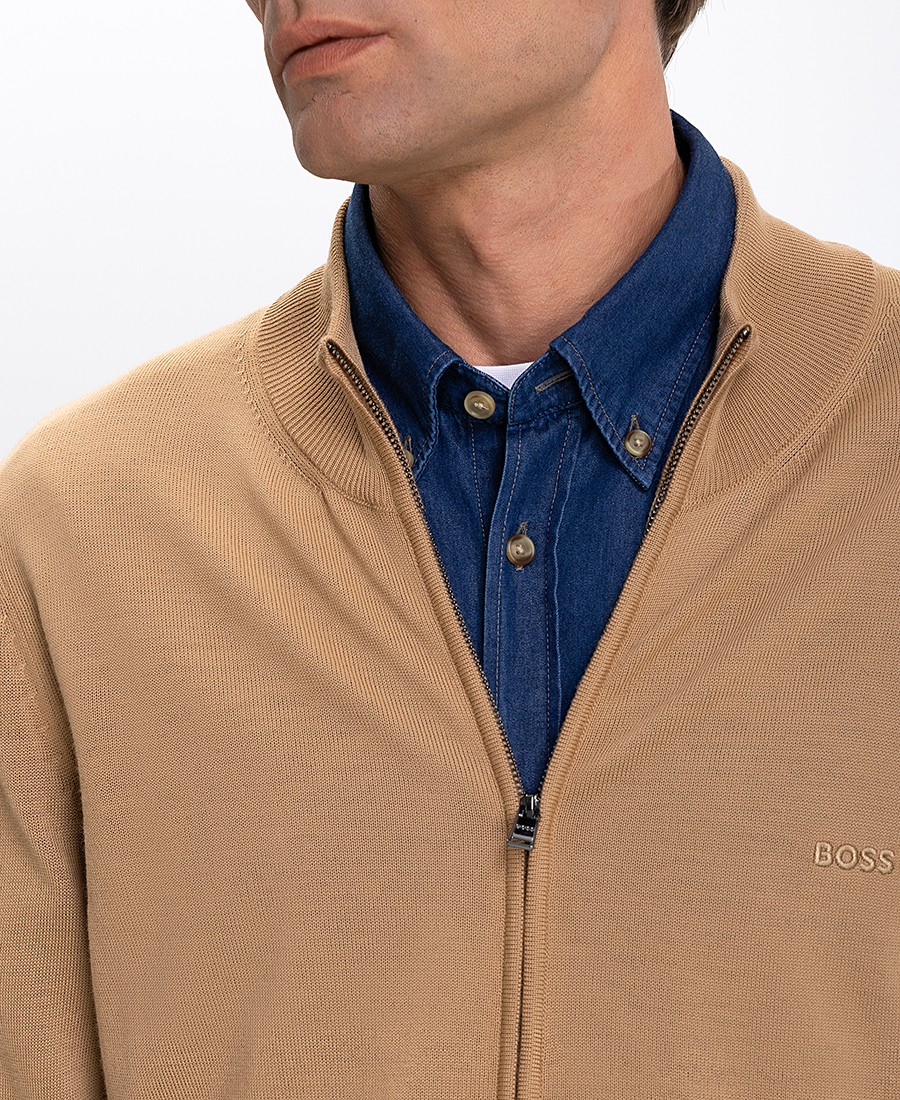 Boss Ανδρική Ζακέτα Μάλλινη Regular Fit φωτογραφία