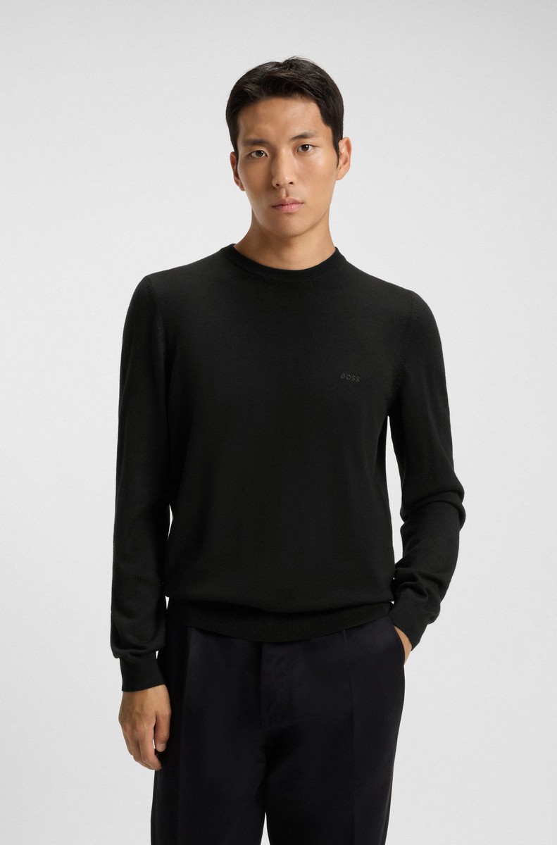 Boss Boss Ανδρικό Πουλόβερ Μάλλινο Regular Fit