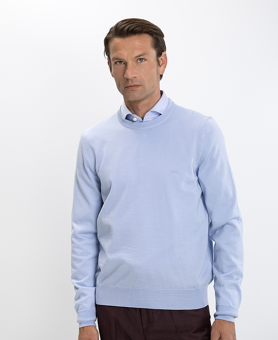 Boss Ανδρικό Πουλόβερ Μάλλινο Regular Fit