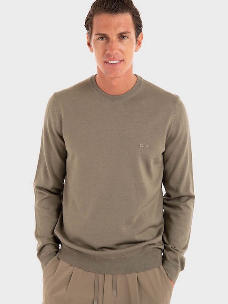 Boss Ανδρικό Πουλόβερ Μάλλινο Regular Fit