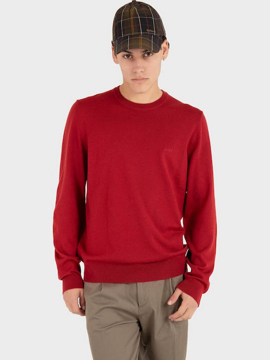 Boss Ανδρικό Πουλόβερ Μάλλινο Regular Fit