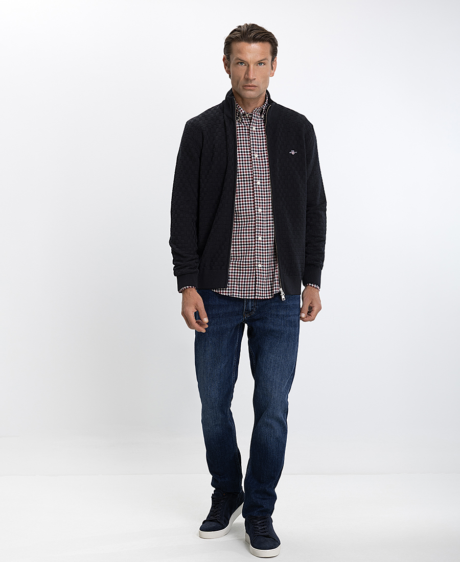 Gant Ανδρικό Πλεκτό Ζακέτα Regular Fit φωτογραφία
