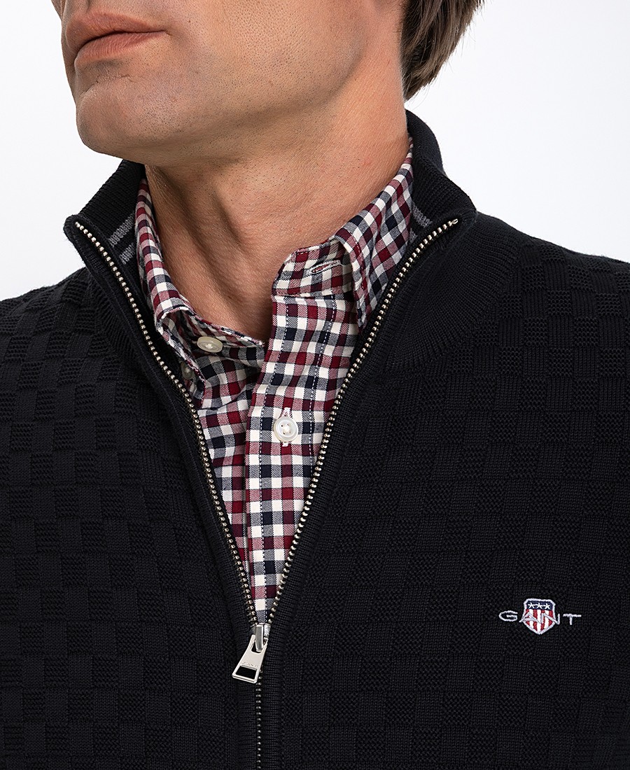 Gant Ανδρικό Πλεκτό Ζακέτα Regular Fit φωτογραφία
