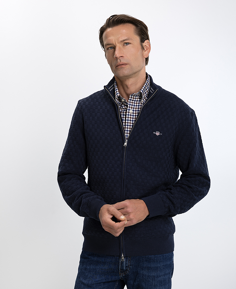 Gant Gant Ανδρικό Πλεκτό Ζακέτα Regular Fit