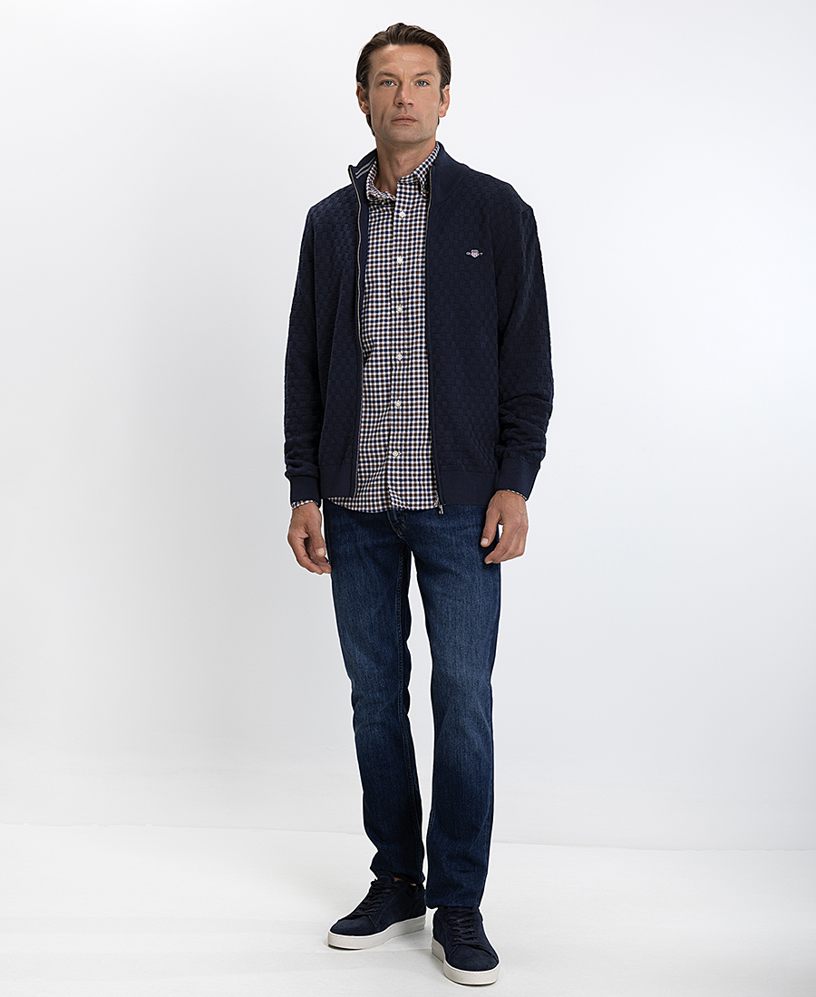 Gant Ανδρικό Πλεκτό Ζακέτα Regular Fit φωτογραφία