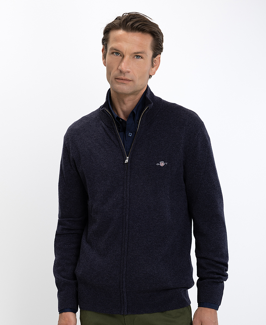 Gant Ανδρικό Πουλόβερ Regular Fit Με Λαιμόκοψη Crew