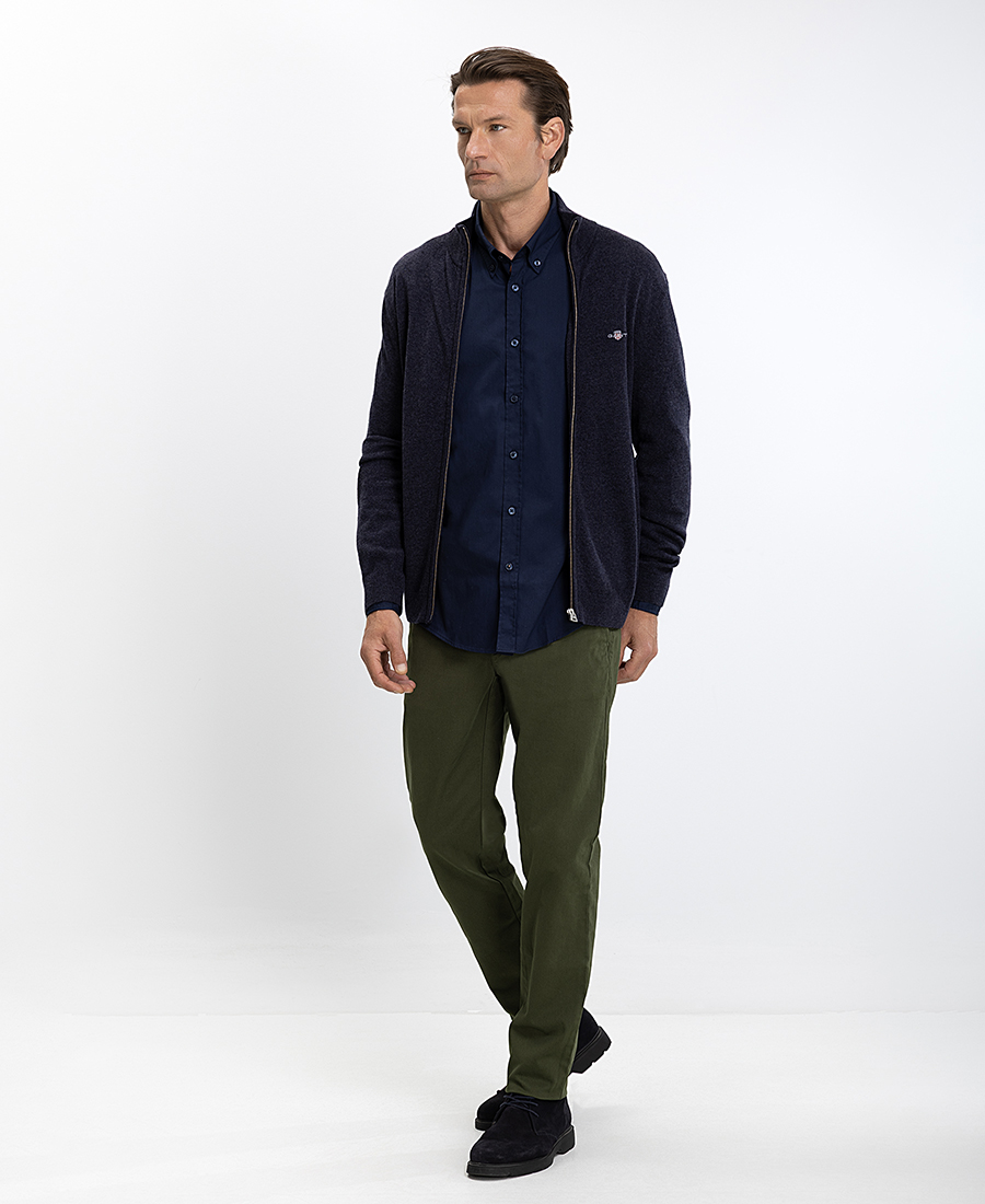 Gant Ανδρικό Πουλόβερ Regular Fit Με Λαιμόκοψη Crew φωτογραφία