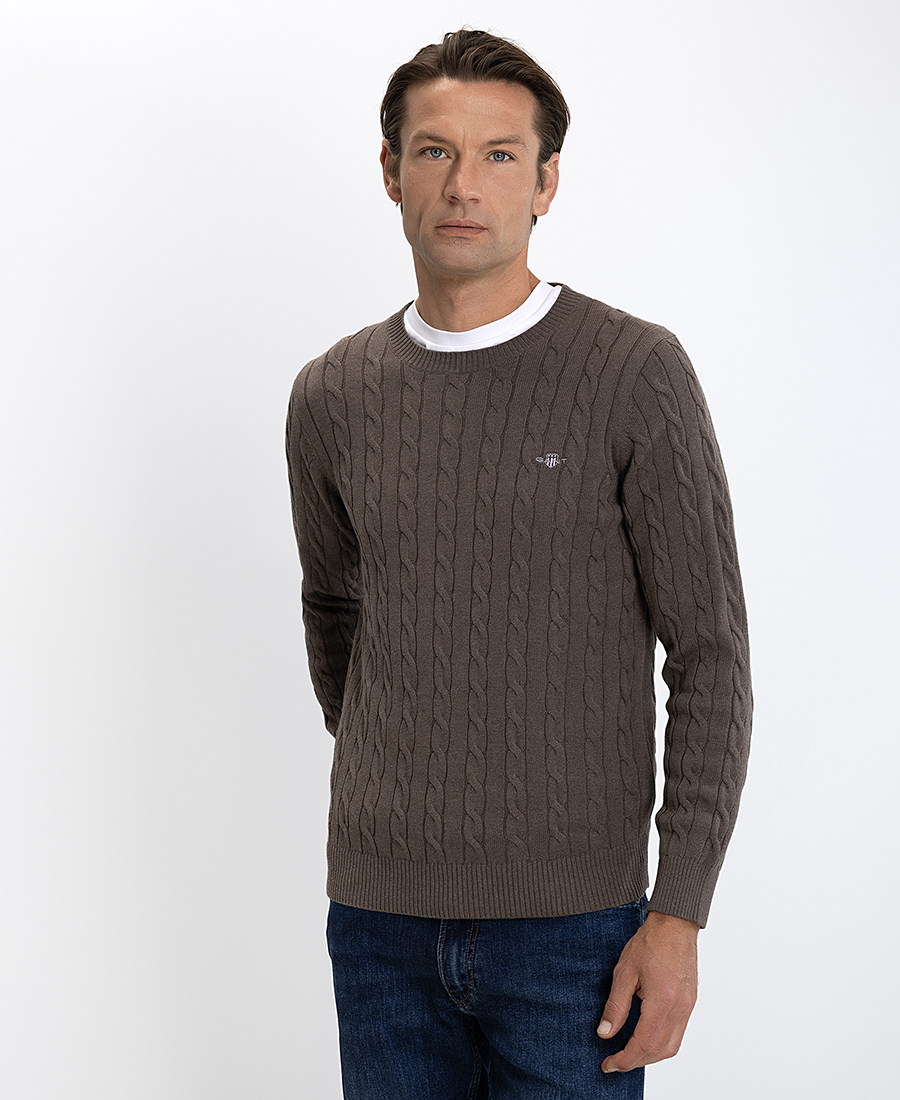 Gant Ανδρικό Πλεκτό Regular Fit Βαμβακερό