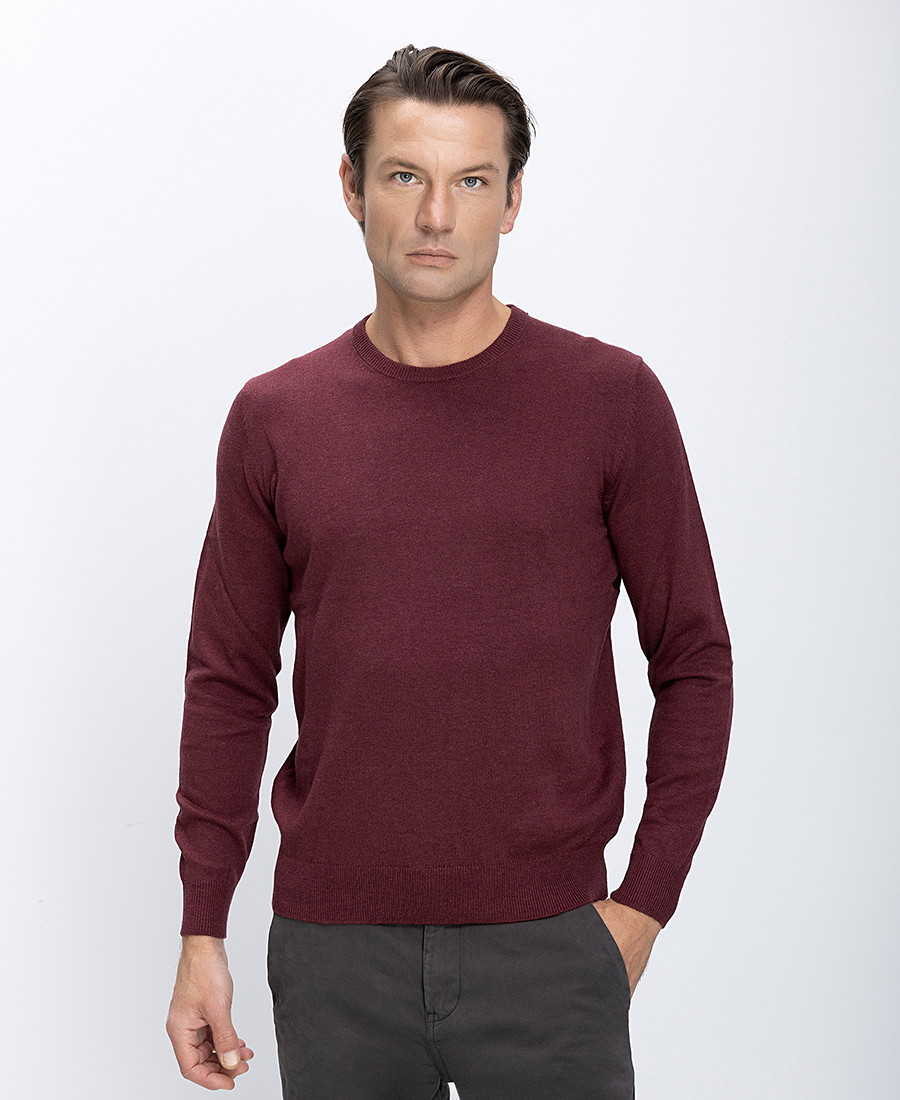 Hd X Vardas Ανδρικό Πλεκτό Πουλόβερ Στρογγυλή Λαιμόκοψη Regular Fit