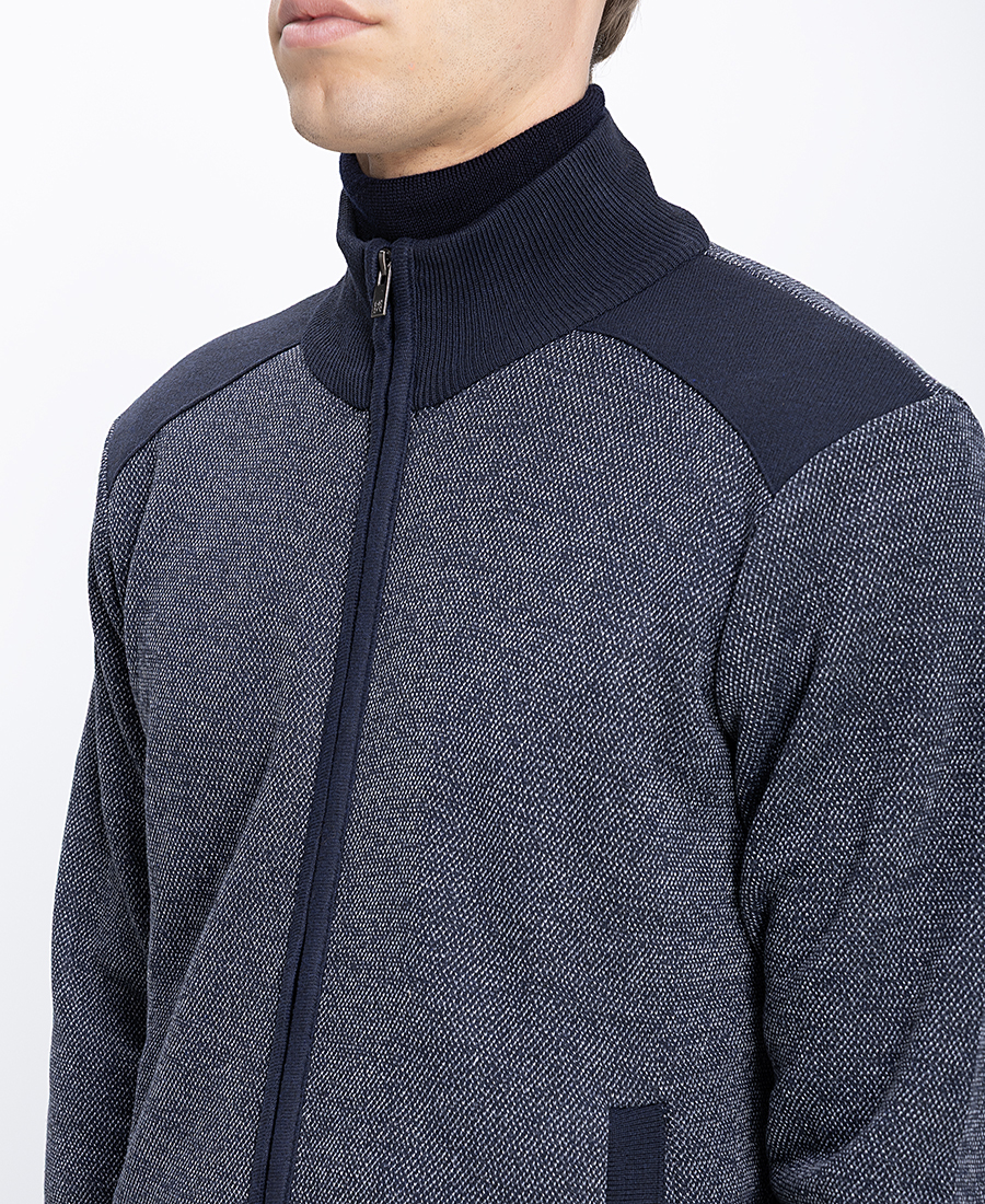 Ανδρική Ζακέτα Με Φερμουάρ Regular Fit φωτογραφία