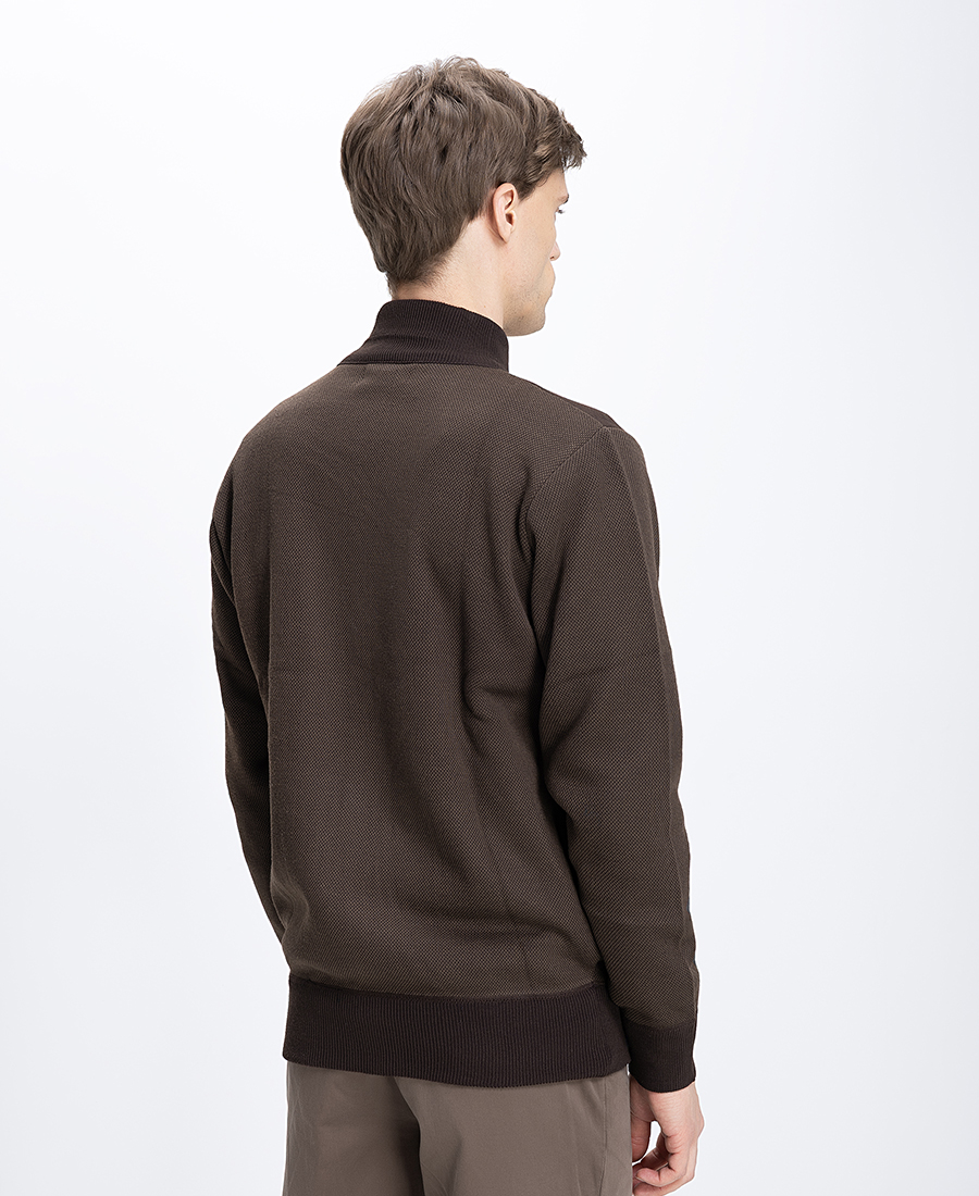 Ανδρική Ζακέτα Με Φερμουάρ Regular Fit φωτογραφία