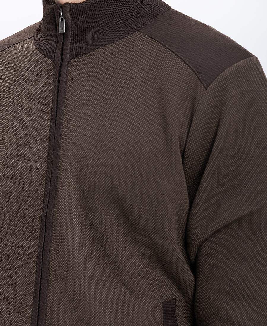 Ανδρική Ζακέτα Με Φερμουάρ Regular Fit φωτογραφία