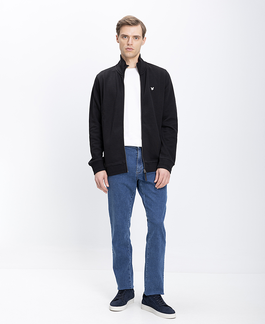 Lyle & Scott Ανδρική Ζακέτα Με Φερμουάρ Και Όρθιο Γιακά Regular Fit φωτογραφία