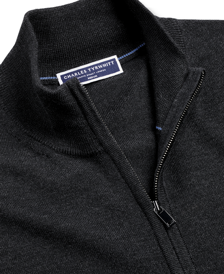 Charles Tyrwhitt Ανδρικό Γιλέκο Πλεκτό Μάλλινο Regular Fit φωτογραφία