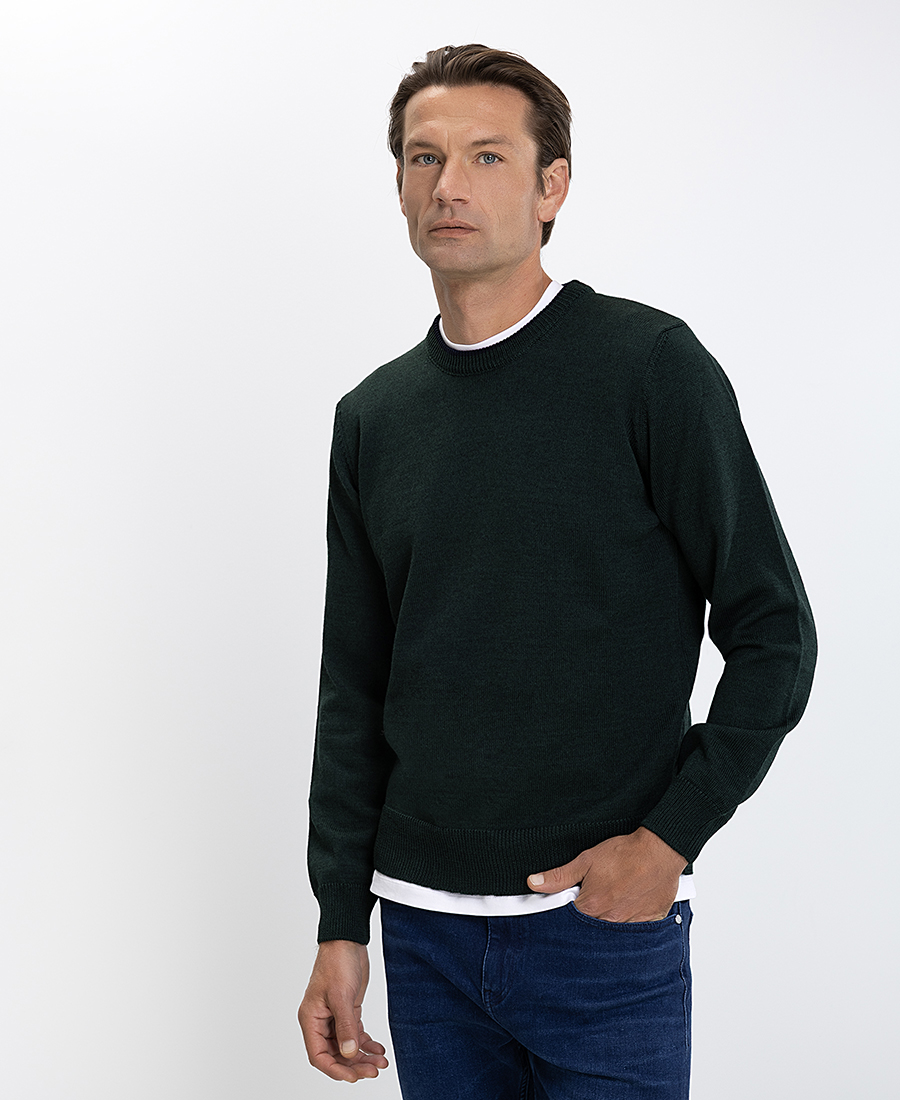 Kaiserhoff Ανδρικό Πλεκτό Regular Fit Με Στρογγυλή Λαιμόκοψη