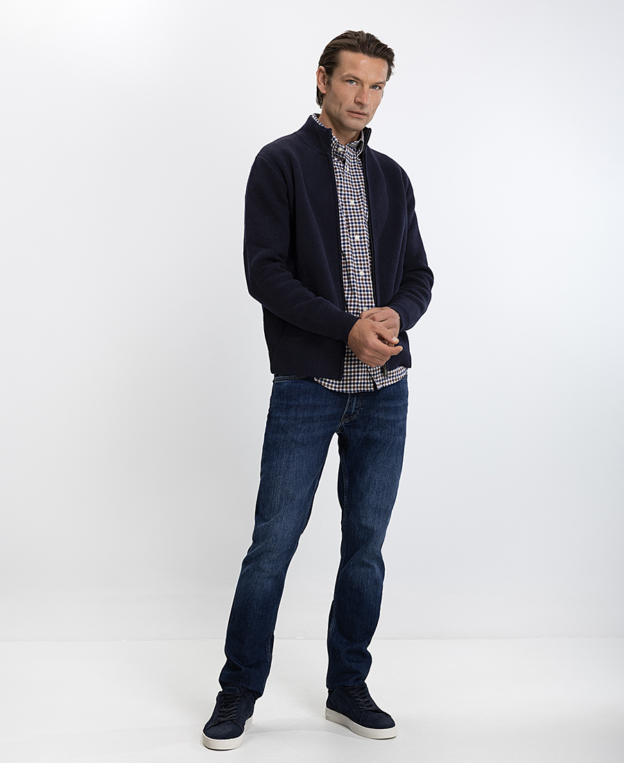 Vardas Ανδρική Ζακέτα Full Zip Regular Fit φωτογραφία