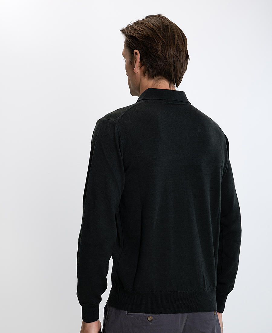 Vardas Ανδρικό Πουλόβερ Polo Regular Fit Merino φωτογραφία