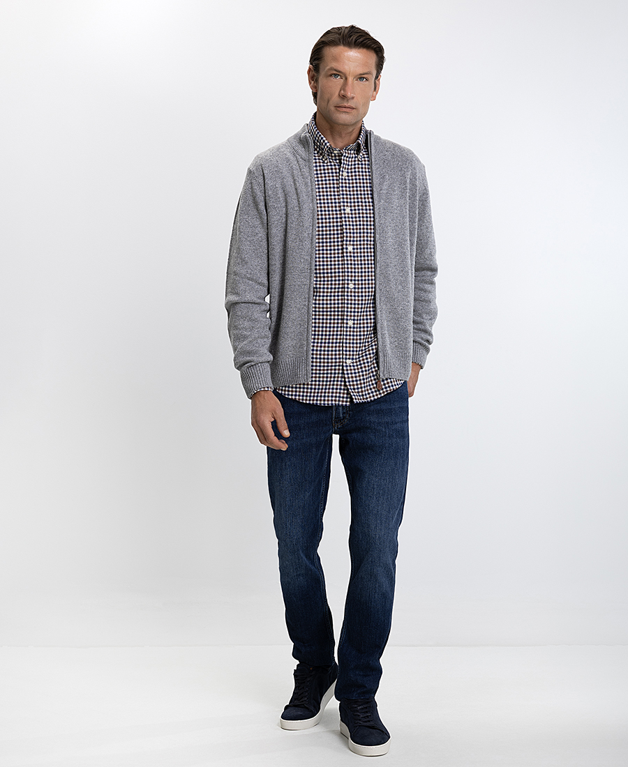 Vardas Ανδρική Ζακέτα Full Zip Regular Fit φωτογραφία