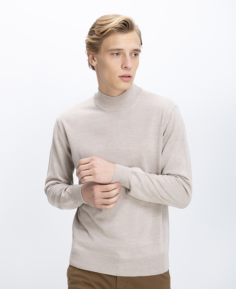 B.S Bags Ανδρικό Πλεκτό Regular Fit Ημιζιβάγκο