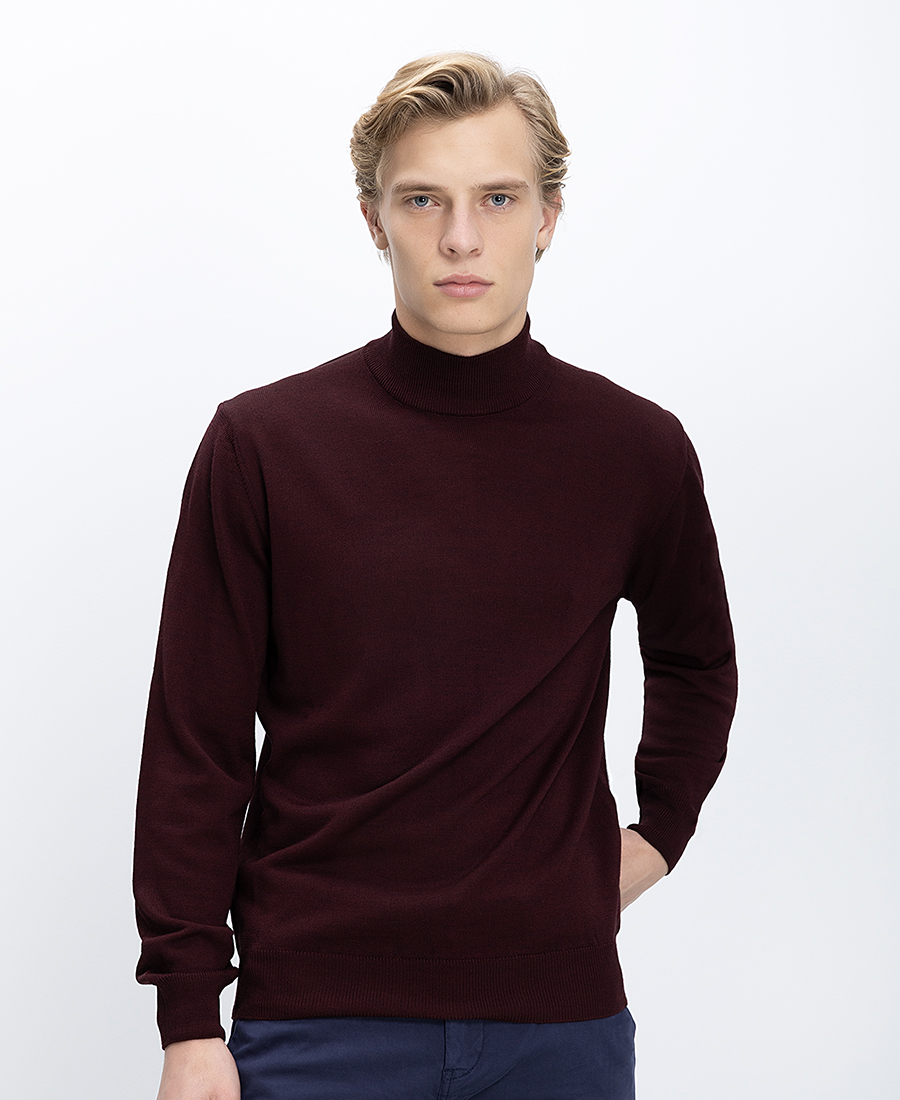 B.S Bags B.S Bags Ανδρικό Πλεκτό Regular Fit Ημιζιβάγκο