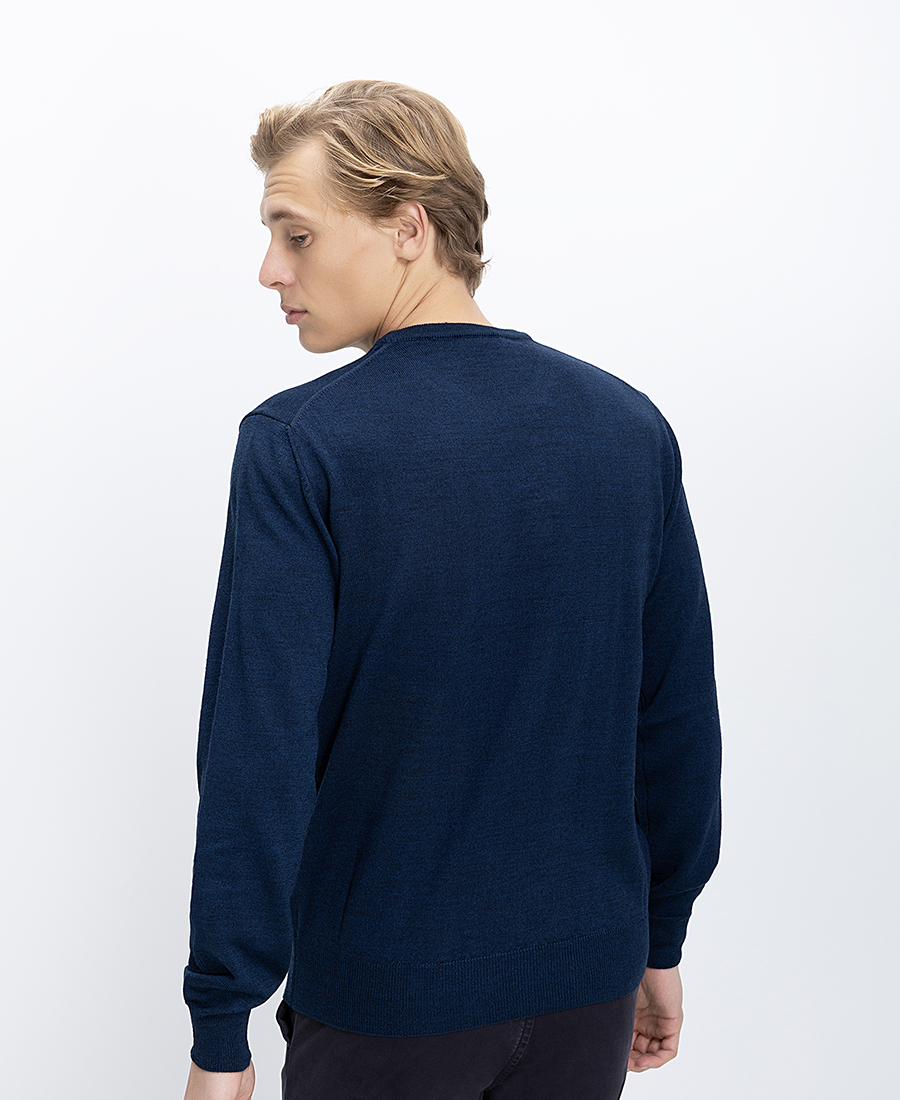 B.S Bags Ανδρικό Πλεκτό Regular Fit Με Στρογγυλή Λαιμόκοψη φωτογραφία