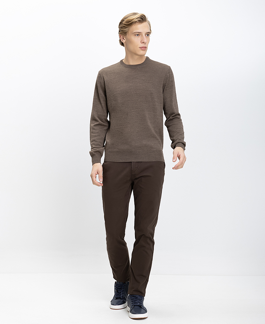 B.S Bags Ανδρικό Πλεκτό Regular Fit Με Στρογγυλή Λαιμόκοψη φωτογραφία