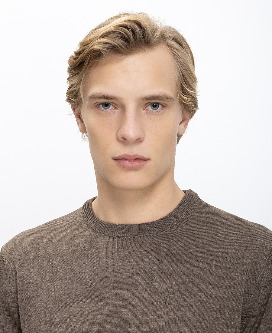 B.S Bags Ανδρικό Πλεκτό Regular Fit Με Στρογγυλή Λαιμόκοψη φωτογραφία