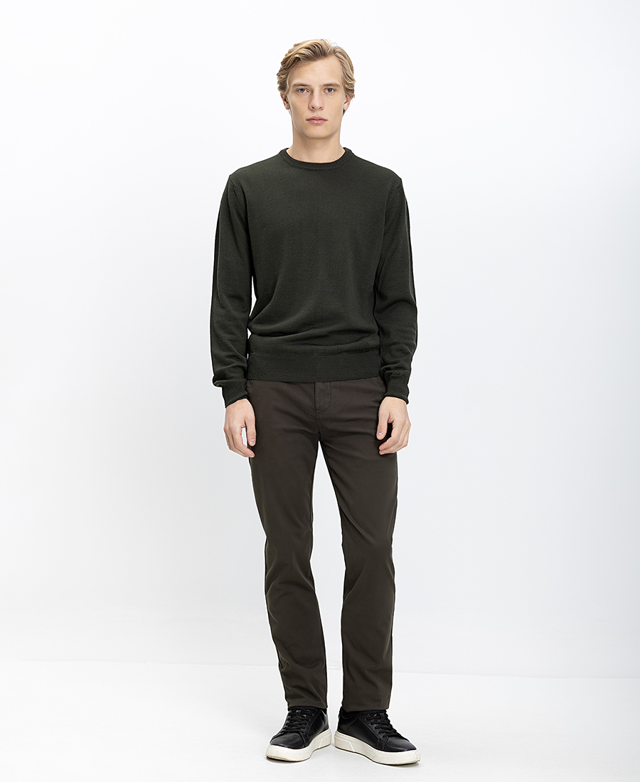 B.S Bags Ανδρικό Πλεκτό Regular Fit Με Στρογγυλή Λαιμόκοψη φωτογραφία