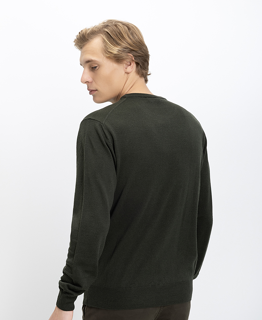 B.S Bags Ανδρικό Πλεκτό Regular Fit Με Στρογγυλή Λαιμόκοψη φωτογραφία