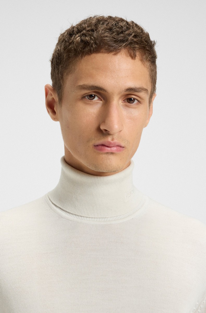 Hugo Ανδρικό Πλεκτό Ζιβάγκο Μάλλινο Regular Fit φωτογραφία