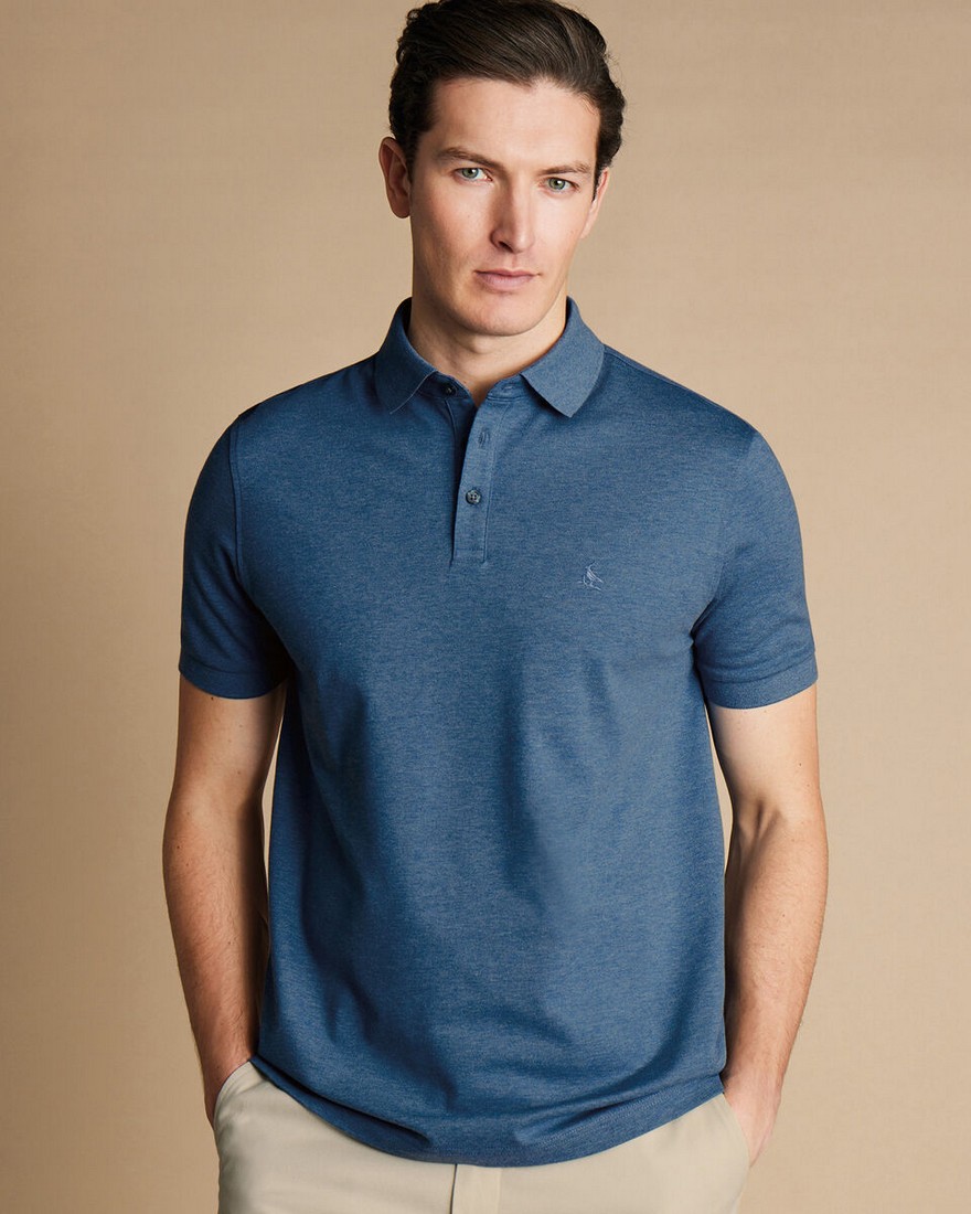 Charles Tyrwhitt Charles Tyrwhitt Ανδρική Μπλούζα Polo Pique σε Ραφ