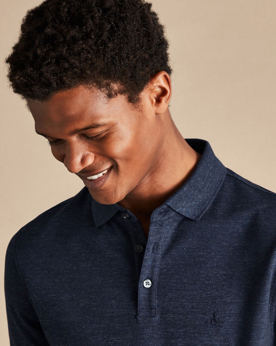 Charles Tyrwhitt Ανδρική Μπλούζα Polo Pique φωτογραφία