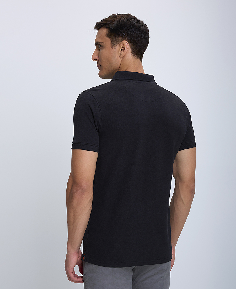 Ανδρική Μπλούζα Polo Modern Fit Single color φωτογραφία