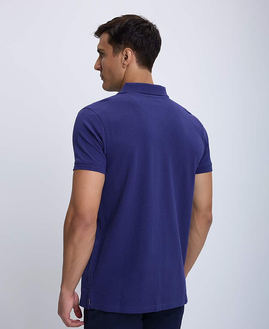 Ανδρική Μπλούζα Polo Modern Fit Single color φωτογραφία