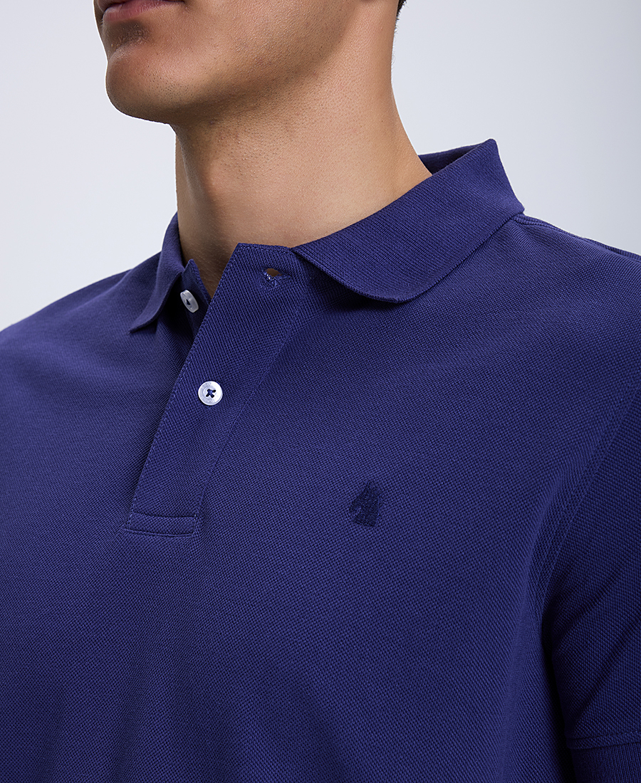 Ανδρική Μπλούζα Polo Modern Fit Single color φωτογραφία
