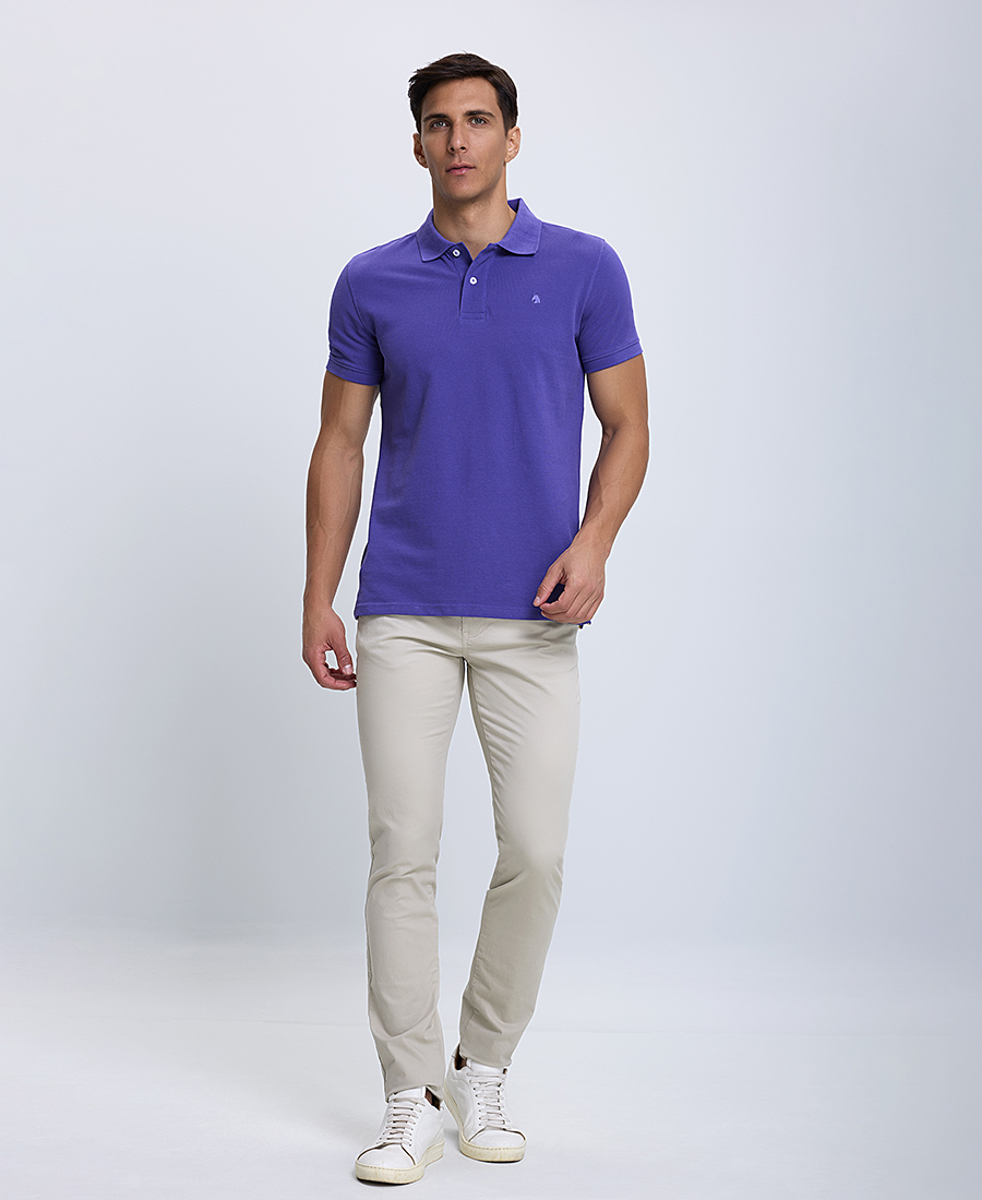 Single color Polo T-shirt Modern Fit φωτογραφία